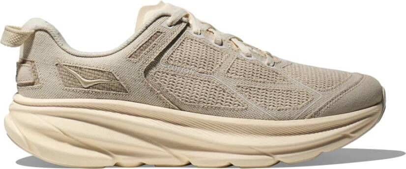 HOKA Lage Sneakers Dames Clifton One9 D Maat: 40 2 3 Materiaal: Textiel Kleur: Beige