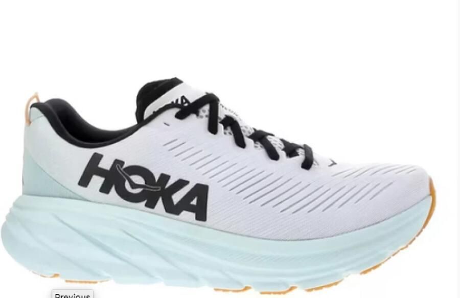 Hoka One Rincon 3 Hardloopschoenen Wit-Groen - Foto 2