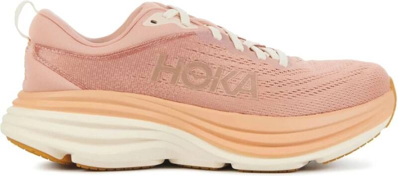 HOKA Lage Sneakers Dames Bondi 8 Maat: 40 2 3 Materiaal: Textiel Kleur: Roze