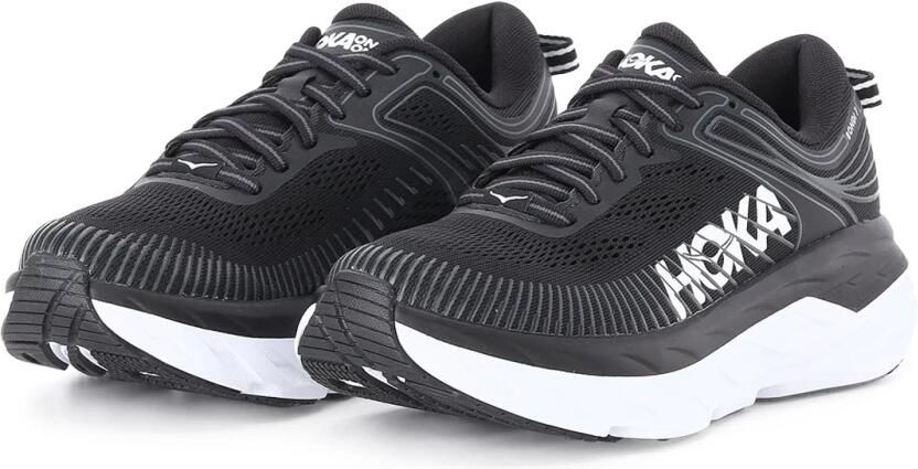 Hoka Women's Bondi 7 Runningschoenen Regular Zwart grijs - Foto 3