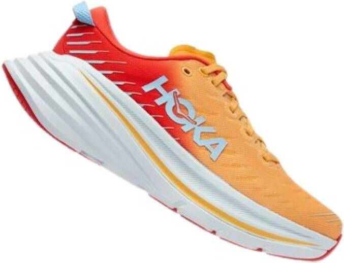 Hoka One Bondi X Fiesta Amber Yellow Schoenen