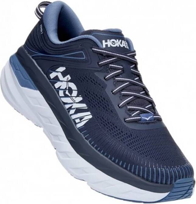 Hoka One Bondi 7 Hardloopschoen Donkerblauw Lichtblauw