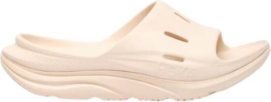 Hoka One Sliders Beige Unisex