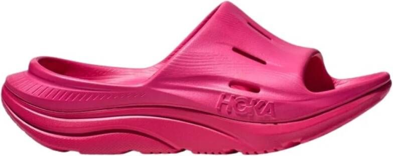 HOKA Women's Ora Recovery Slide 3 Sandalen maat 10-12 roze