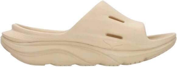 Hoka One Slippers Beige Heren