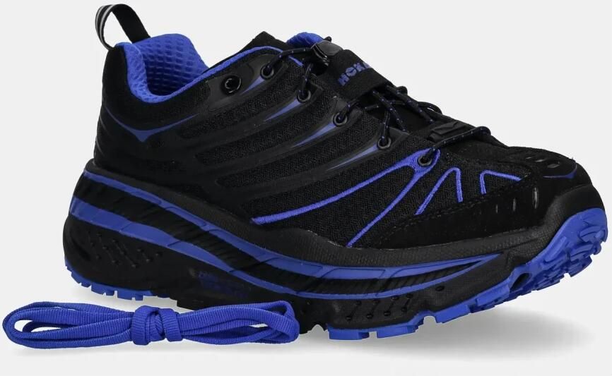 Hoka One Zwarte Elektrisch Blauwe Sneakers Adaptive Tuning - Foto 4