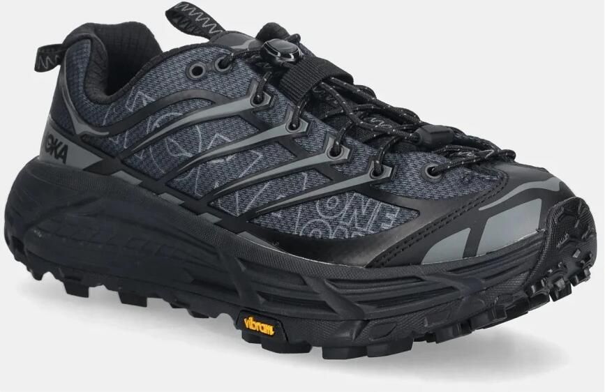 HOKA Sneakers laag 'MAFATE THREE2 WORDMARK' smoky blue saffier zwart - Foto 7