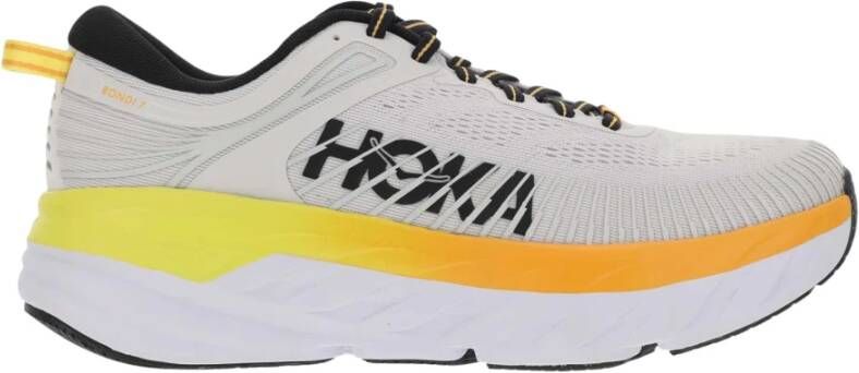 Hoka One Sneakers made with breathable open mesh Lace-up front Geel Heren