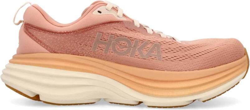 Hoka One Sneakers Pink Dames