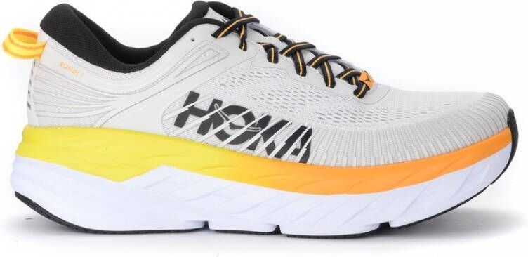 Hoka One Sneakers made with breathable open mesh Lace-up front Geel Heren