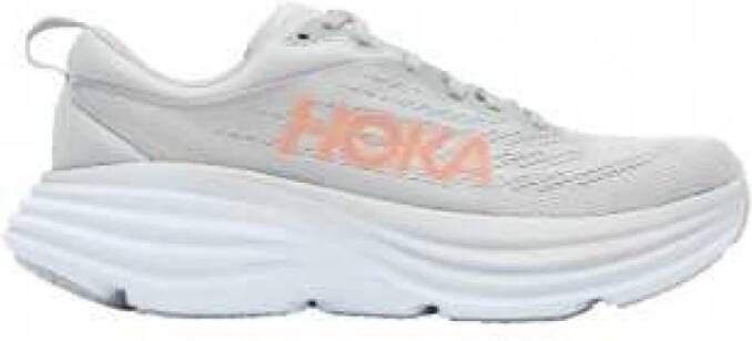 HOKA Lage Sneakers Bondi 8 Maat: 42 Materiaal: Textiel Kleur: Grijs