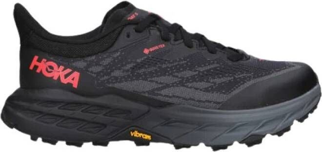 HOKA Women's Speedgoat 5 GTX Trailrunningschoenen Regular grijs zwart