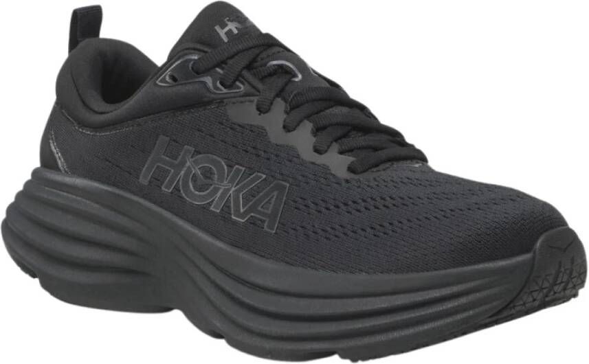 HOKA Bondi 8 Heren Schoenen Zwart Maat: 45 1 3 Mesh Synthetisch Foot Locker - Foto 5