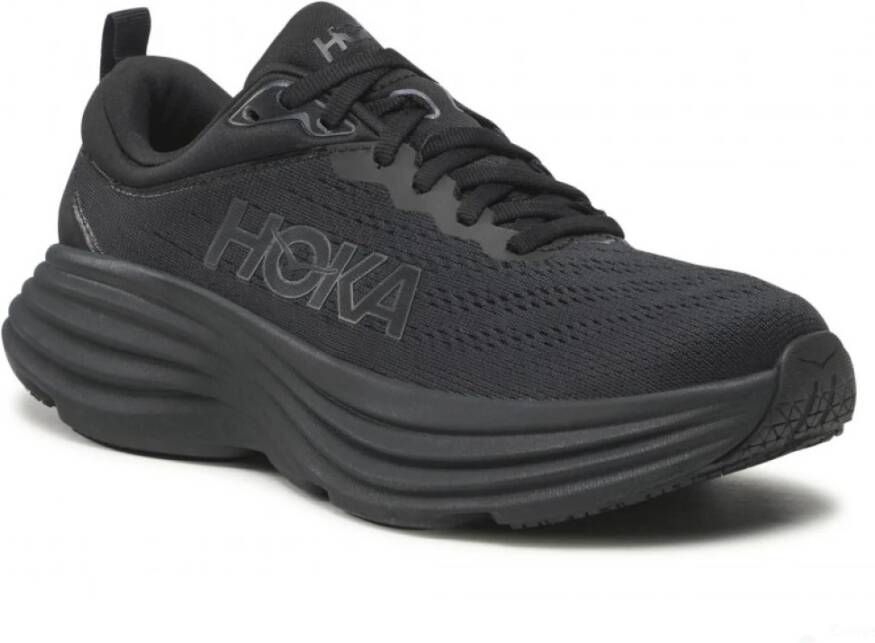 HOKA Bondi 8 Heren Schoenen Zwart Maat: 45 1 3 Mesh Synthetisch Foot Locker - Foto 4