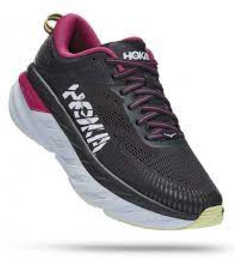 Hoka One Bondi 7 Hardloopschoenen Zwart Paars - Foto 3