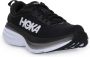 Hoka One Bondi 8 Sportschoenen Hardlopen Weg zwart wit - Thumbnail 2