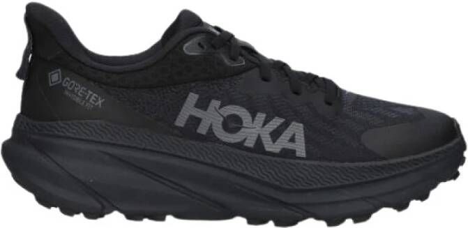 Hoka One Zwarte Skyline-Float Sneakers van Stof Black Heren