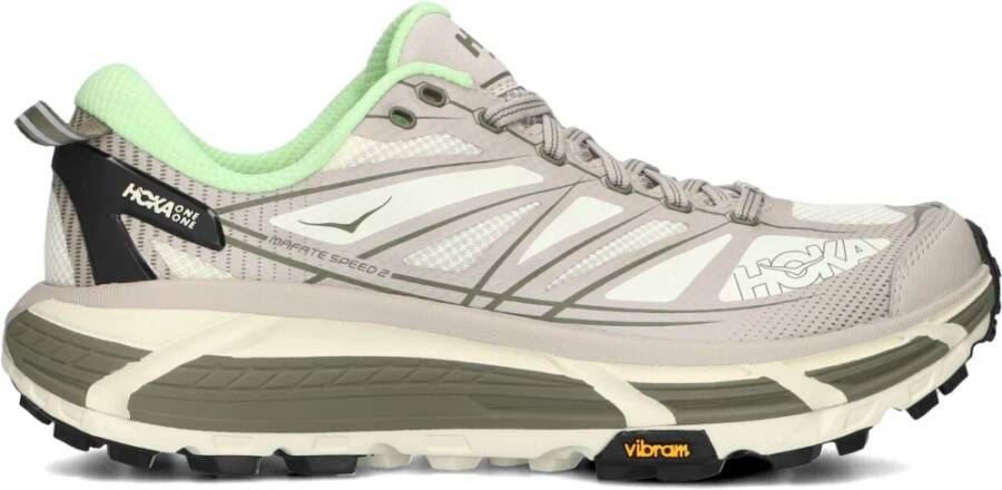 HOKA Lage Sneakers Dames Mafate Speed 2 Maat: 44 Materiaal: Textiel Kleur: Grijs