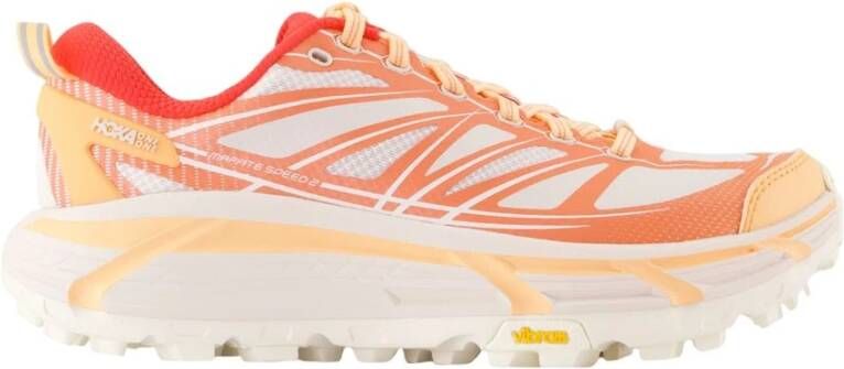 Hoka One Speed 2 Mesh Sneakers Oranje