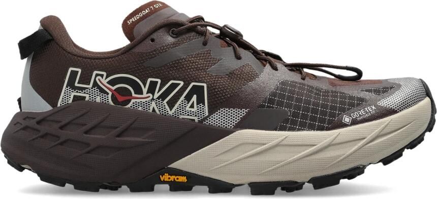 HOKA Speedgoat 7 GTX Trailrunningschoenen Regular spiced chocolate grijs