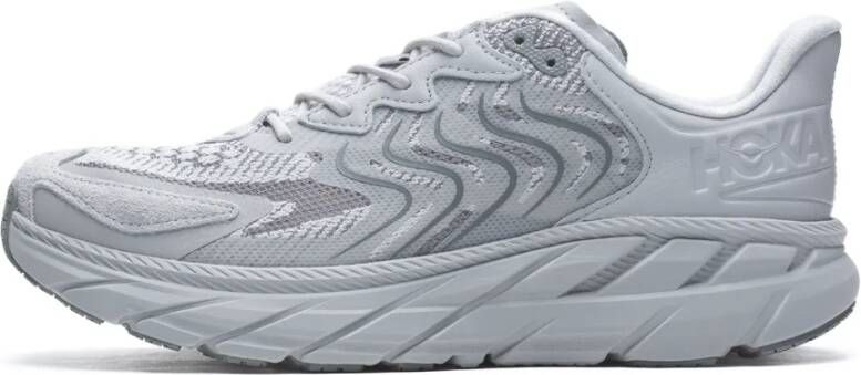 HOKA Sneakers Dames Clifton Ls Maat: 37 1 3 Materiaal: Suède Kleur: Grijs