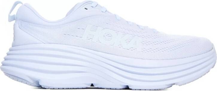 HOKA Lage Sneakers Dames Bondi 8 Maat: 44 Materiaal: Textiel Kleur: Wit