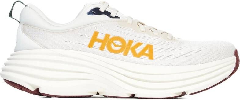 HOKA Lage Sneakers Bondi 8 Maat: 45 1 3 Materiaal: Textiel Kleur: Wit
