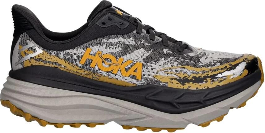 HOKA Loopschoen 'STINSON 7' curry lichtgrijs zwart