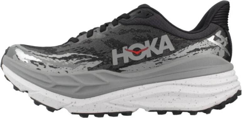 Hoka One Camouflage Stinson 7 Sneakers met Rubberen Details Gray Heren
