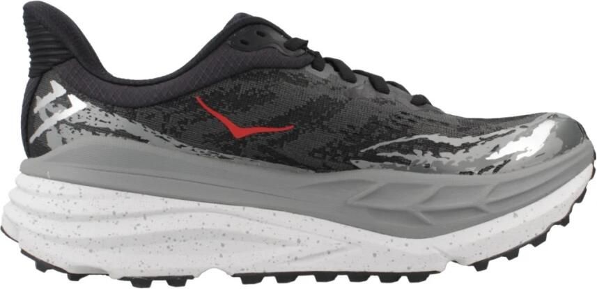 Hoka One Camouflage Stinson 7 Sneakers met Rubberen Details Gray Heren