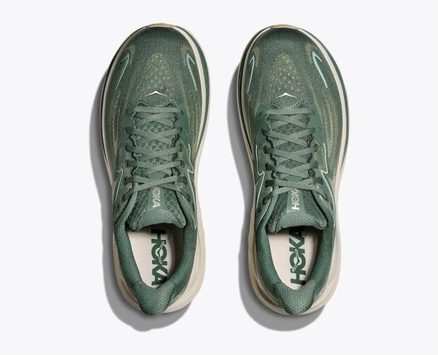 Hoka One Synthetische stoffen sneakers met rubberen zool