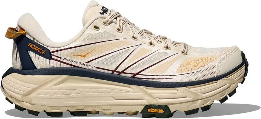 Hoka One Trail Running Schoenen Beige MetaRocker Technologie
