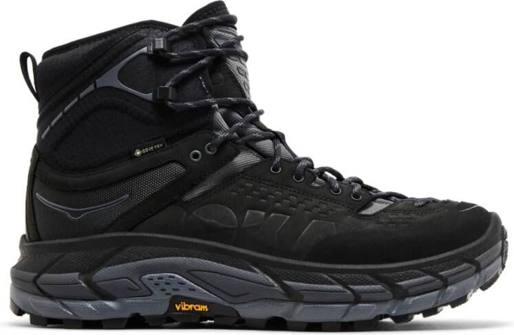 Hoka One Ultra Hi Zwarte Sneakers Logo
