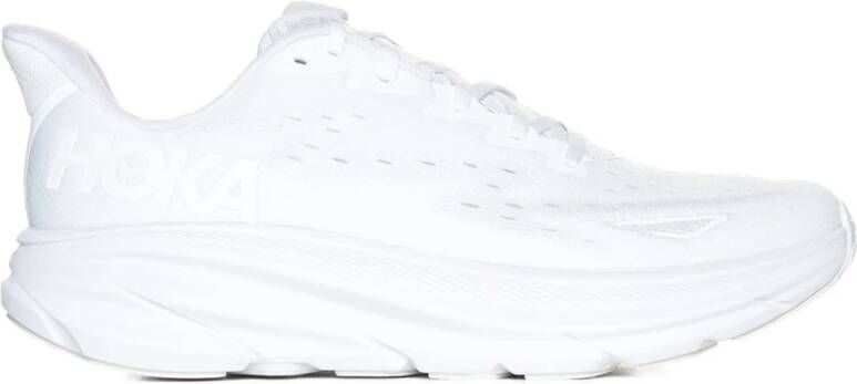 Hoka One Witte Clifton 9 Lage Sneakers White Heren