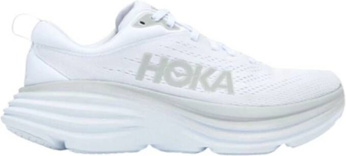 Hoka One Witte Hoka Bondi 8 Schoenen voor Dames Wit Heren