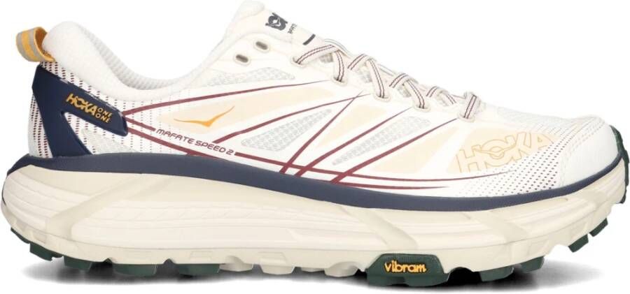 HOKA Lage Sneakers Mafate Speed 2 Maat: 38 2 3 Materiaal: Leatherlook Kleur: Wit
