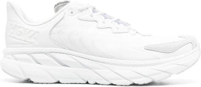 HOKA Sneakers Dames Clifton Ls Maat: 43 1 3 Materiaal: Leatherlook Kleur: Wit