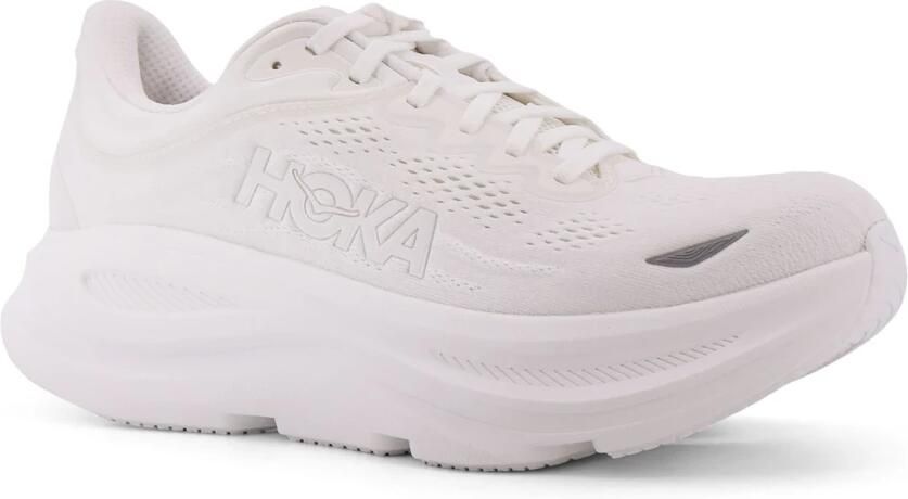 HOKA Bondi 9 Sneakers Heren Wit 2 3 Mesh Synthetisch