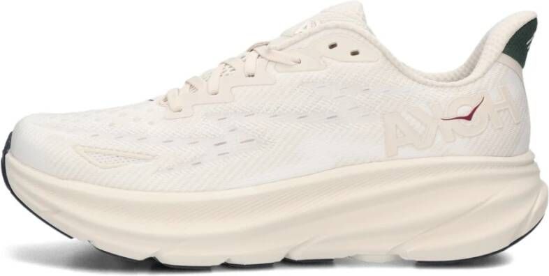 HOKA Lage Sneakers Dames Clifton 9 Maat: 46 Materiaal: Textiel Kleur: Wit