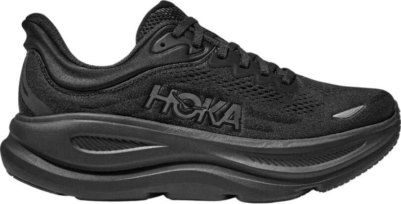 Hoka One Zwarte Bondi 9 Hardloopschoenen