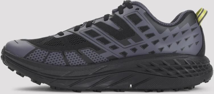 Hoka One Zwarte Inkt Textiel Sneakers