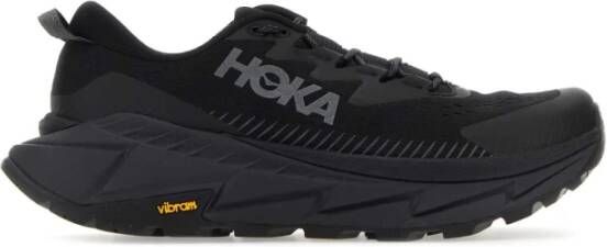 Hoka One Zwarte Skyline-Float Sneakers van Stof Black Heren