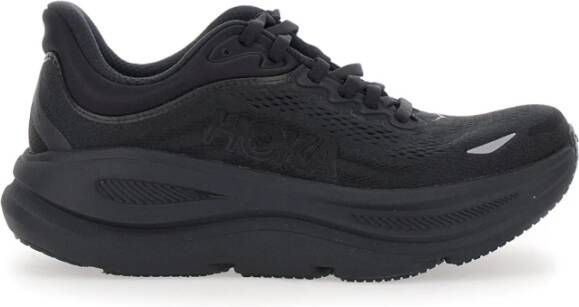 HOKA Women's Bondi 9 Hardloopschoenen Regular zwart grijs