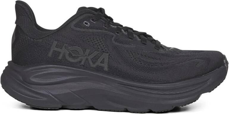 HOKA Clifton 10 Sneakers Dames Zwart 1 3 Mesh Synthetisch