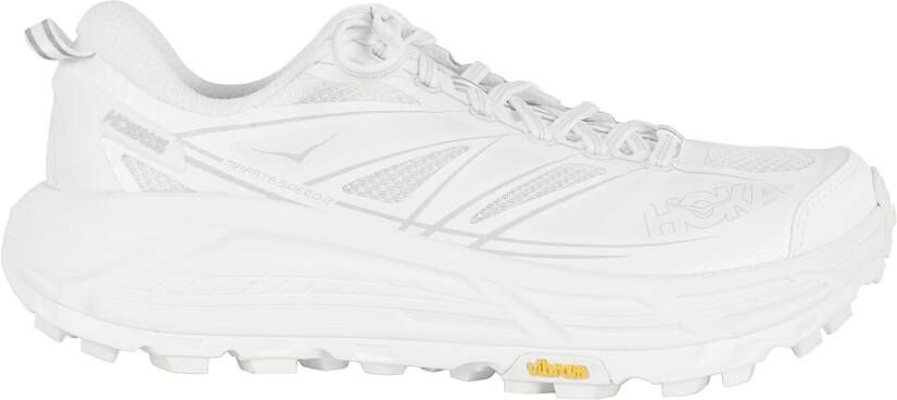 Hoka One Zwarte Sneakers met Vibram Megagrip Zool