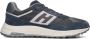HOGAN Lage Sneakers Heren Hyperlight Allacciato Maat: 10 Materiaal: Suède Kleur: Blauw - Thumbnail 1