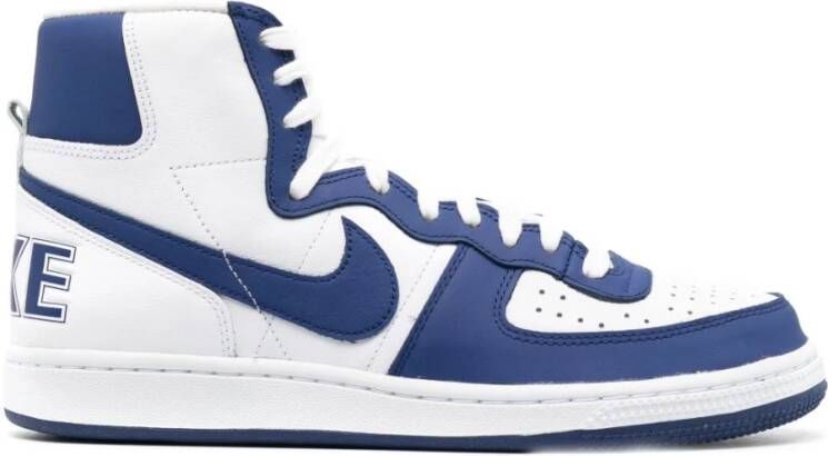 Homme Plus Blauwe Nike Sneakers Verhogen Stijl