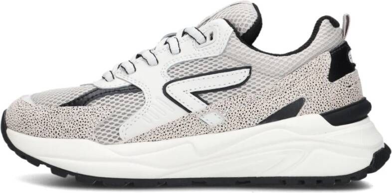 HUB Beige Chunky Sole Sneakers voor vrouwen