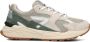Hub Beige Lage Sneakers met Groene Accenten Multicolor Heren - Thumbnail 3