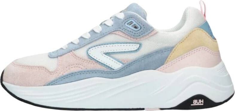 Hub Glide-z Lage sneakers Leren Sneaker Dames Blauw - Foto 4